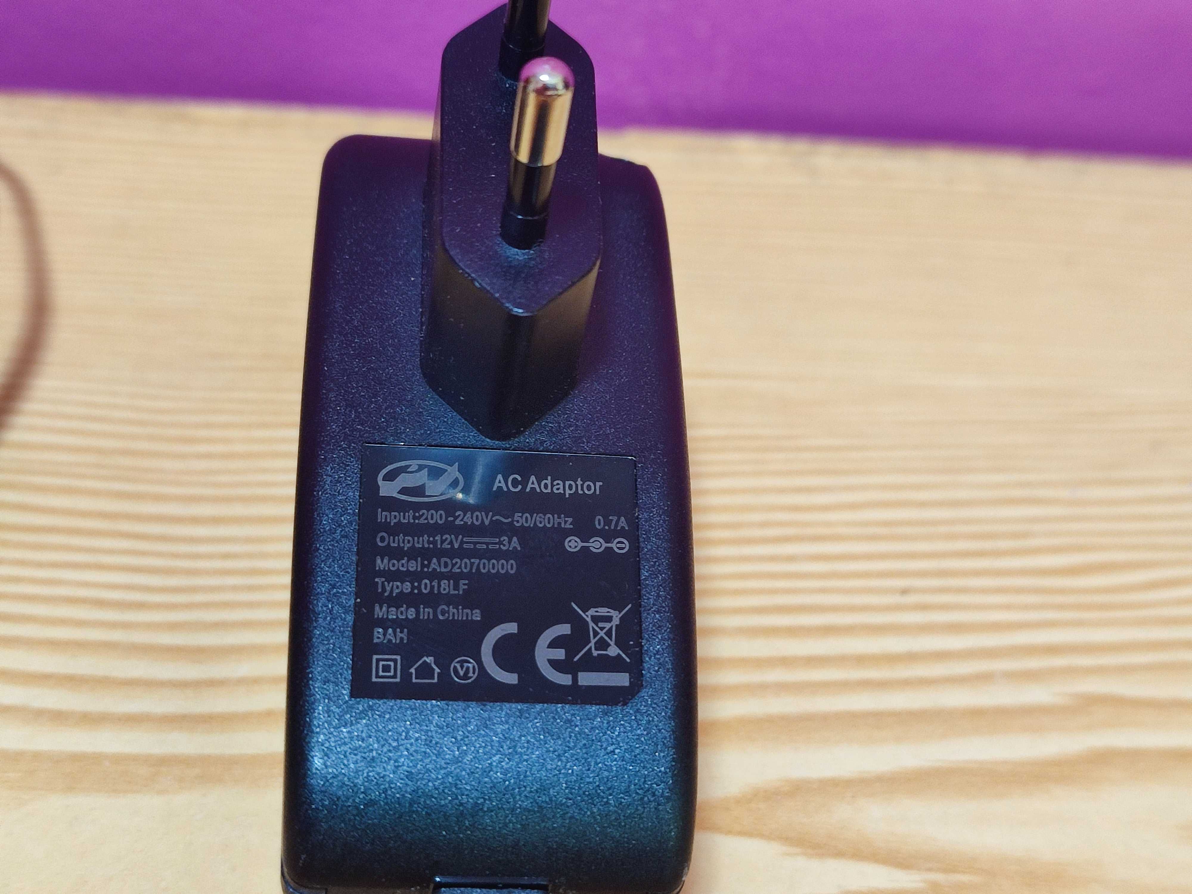 3x Adaptadores AC 12V - 3A Transformadores
