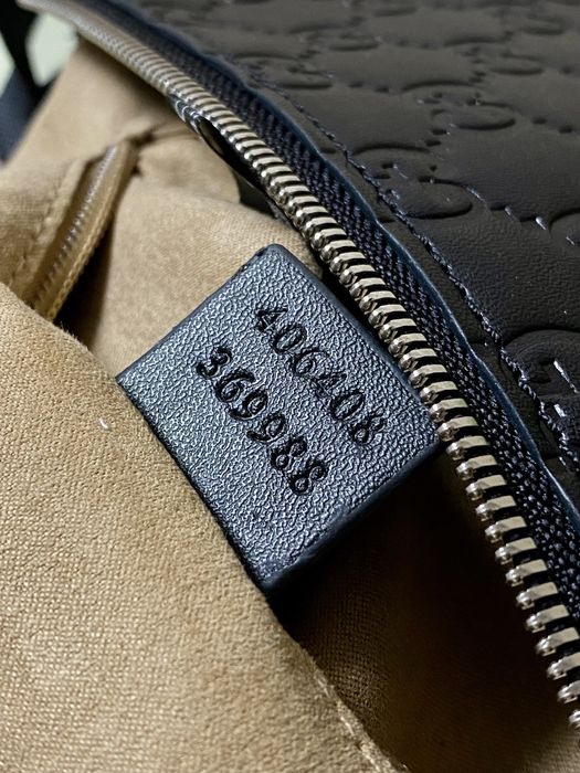 GUCCI Guccissima Masenger Bag Black