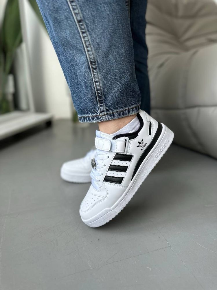 Кросівки Adidas Forum 84 Low White Black (36)
