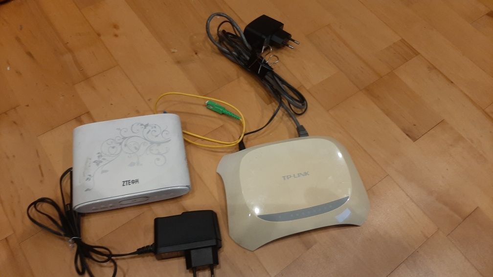 Router TP-LINK TL WR840N + Zte