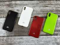 Etui Case Jelly Mercury Goospery do iPhone X / Xs + Szkło Hartowane