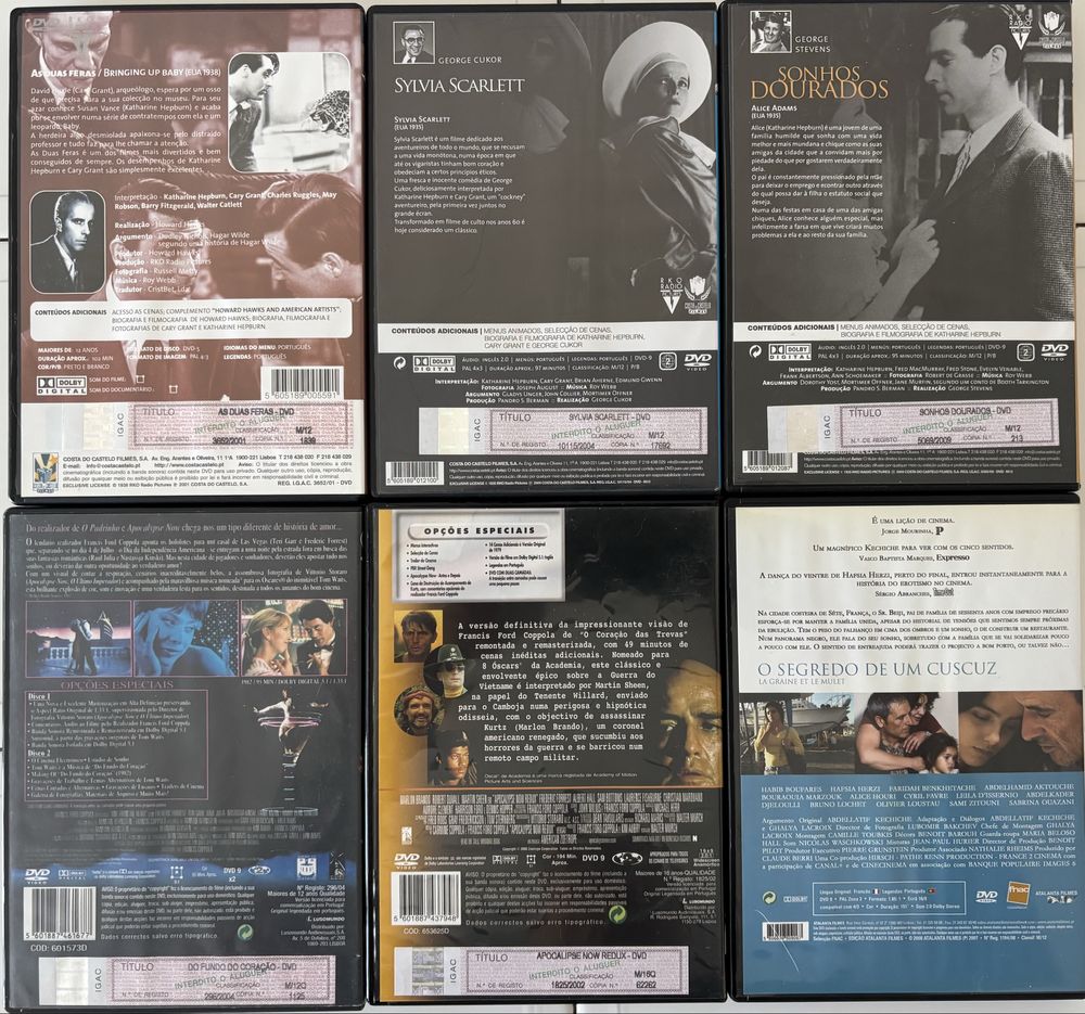 DVDs vários Lote 6