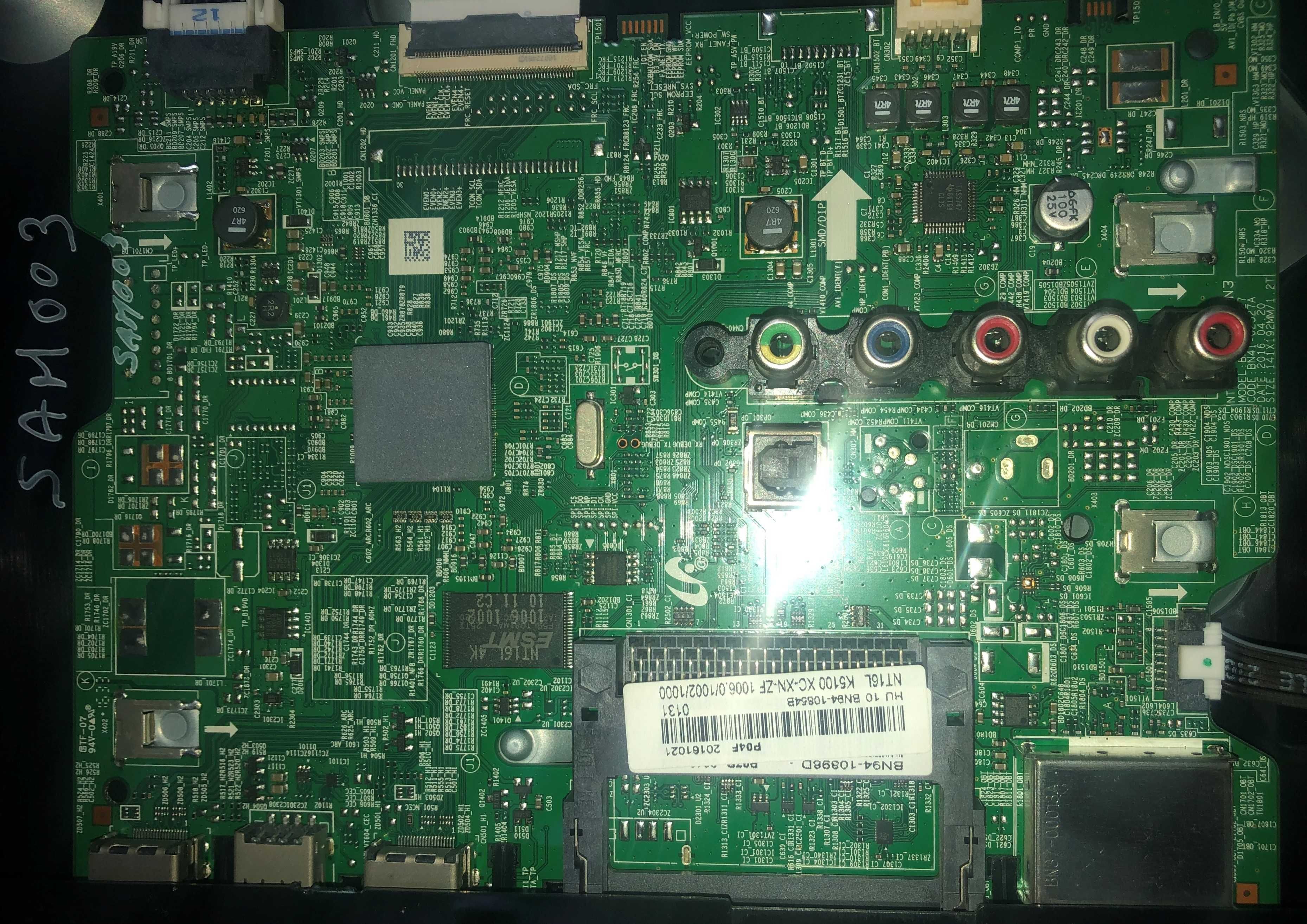 Peças tv Samsung UE49K5100AW   Board BN41.-02527A  Tcon: 47-60.21079