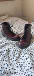 Fioletowe buty martensy dr Martens 32