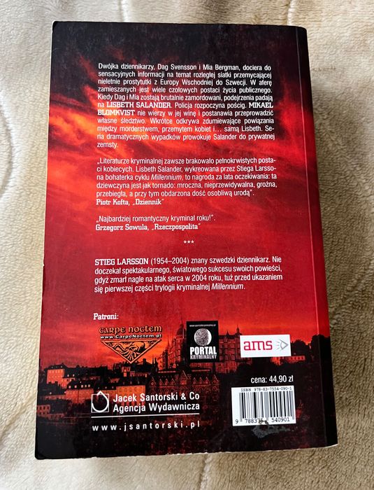 Wrocław książka Dziewczyna, która igrała z ogniem - Stieg Larson