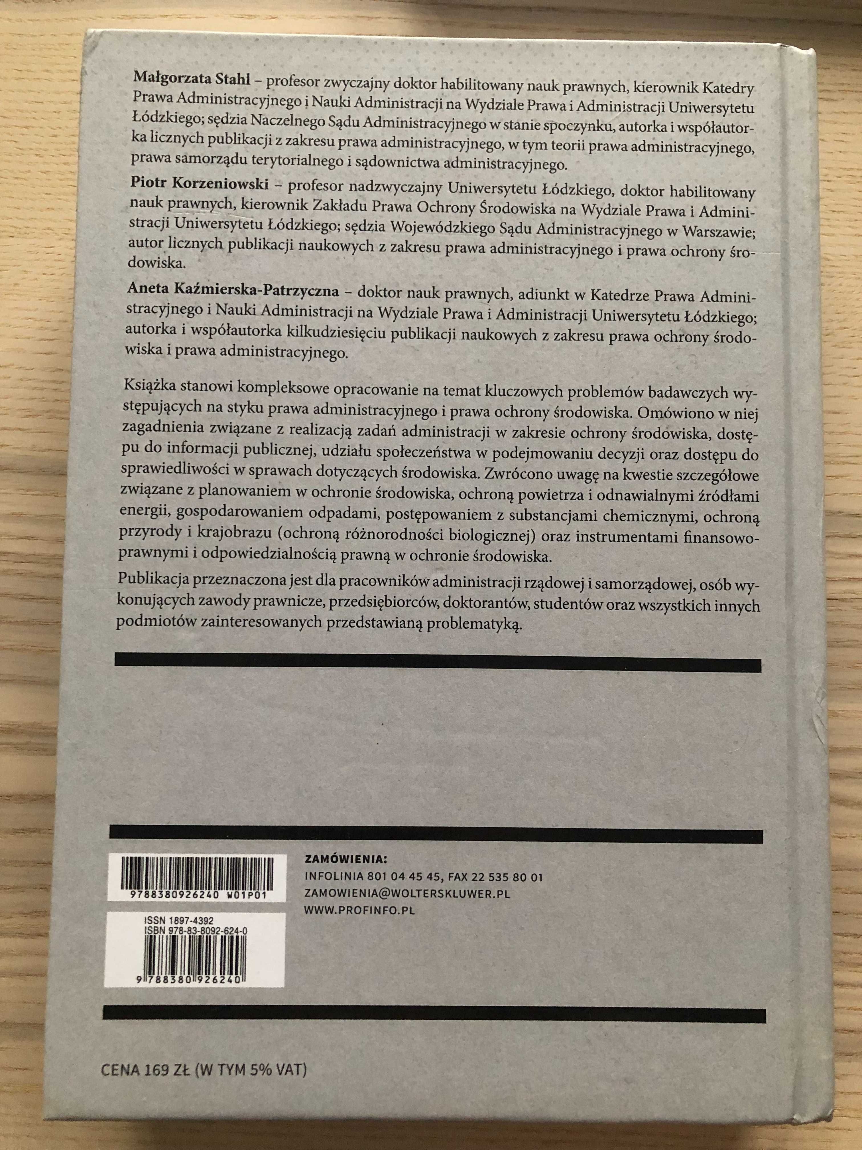 Problemy pogranicza prawa administracyjnego i prawa ochrony środowiska