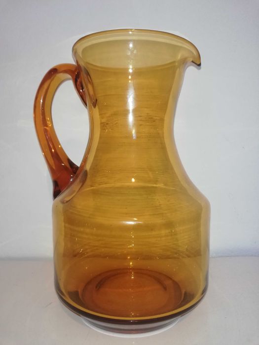 Dzban miodowy PRL - proj.L.Fiedorowicz - Huta Szkła Ząbkowice