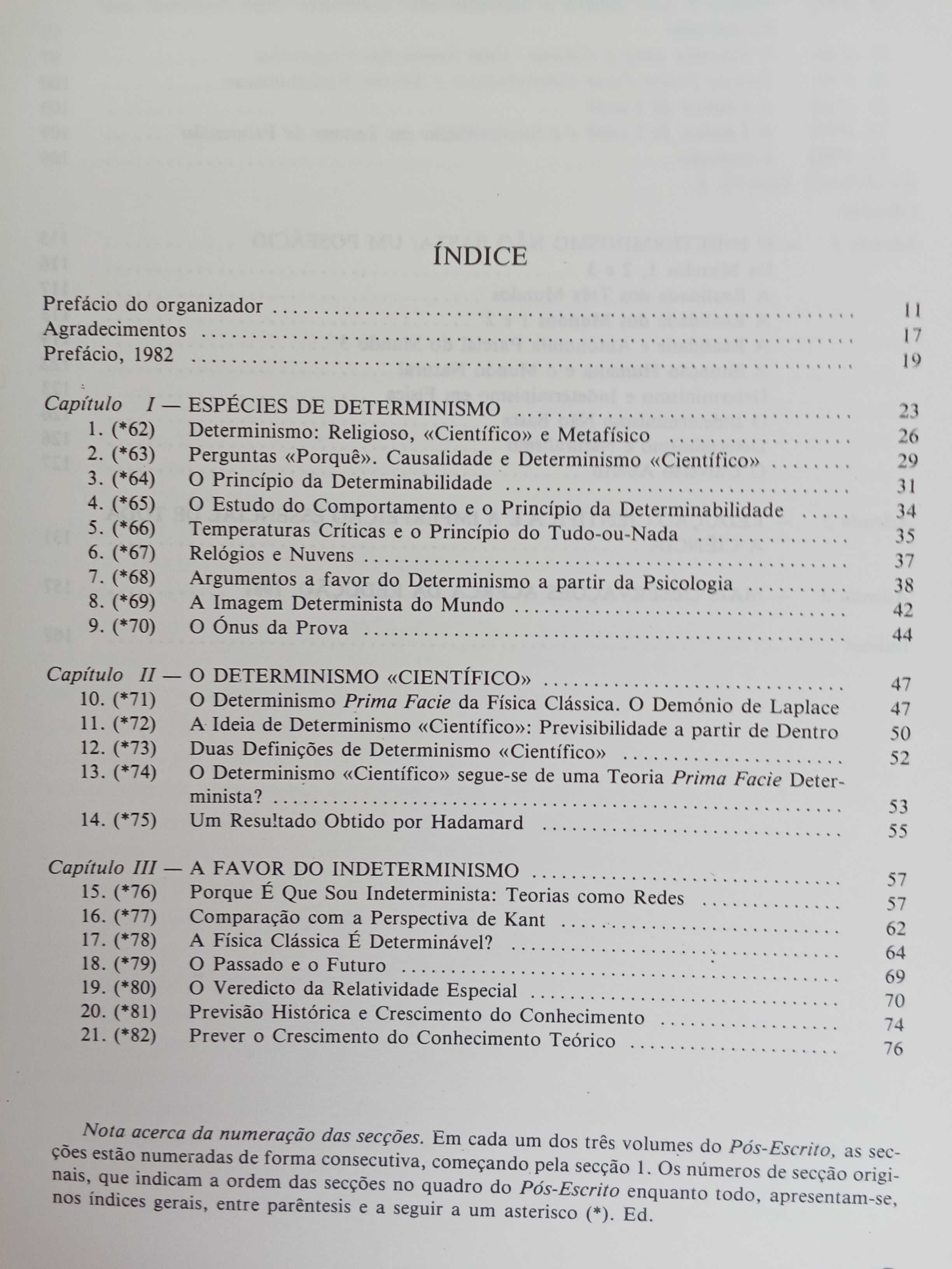 Karl Popper - Pós-Escrito à Lógica da Descoberta Científica (3 vols.)