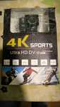 Câmera sport 4k com vários acessórios