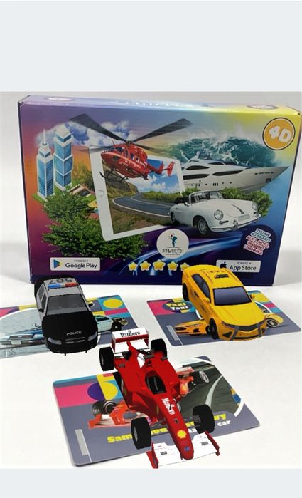 Karty interaktywna 4 d pojazdy
