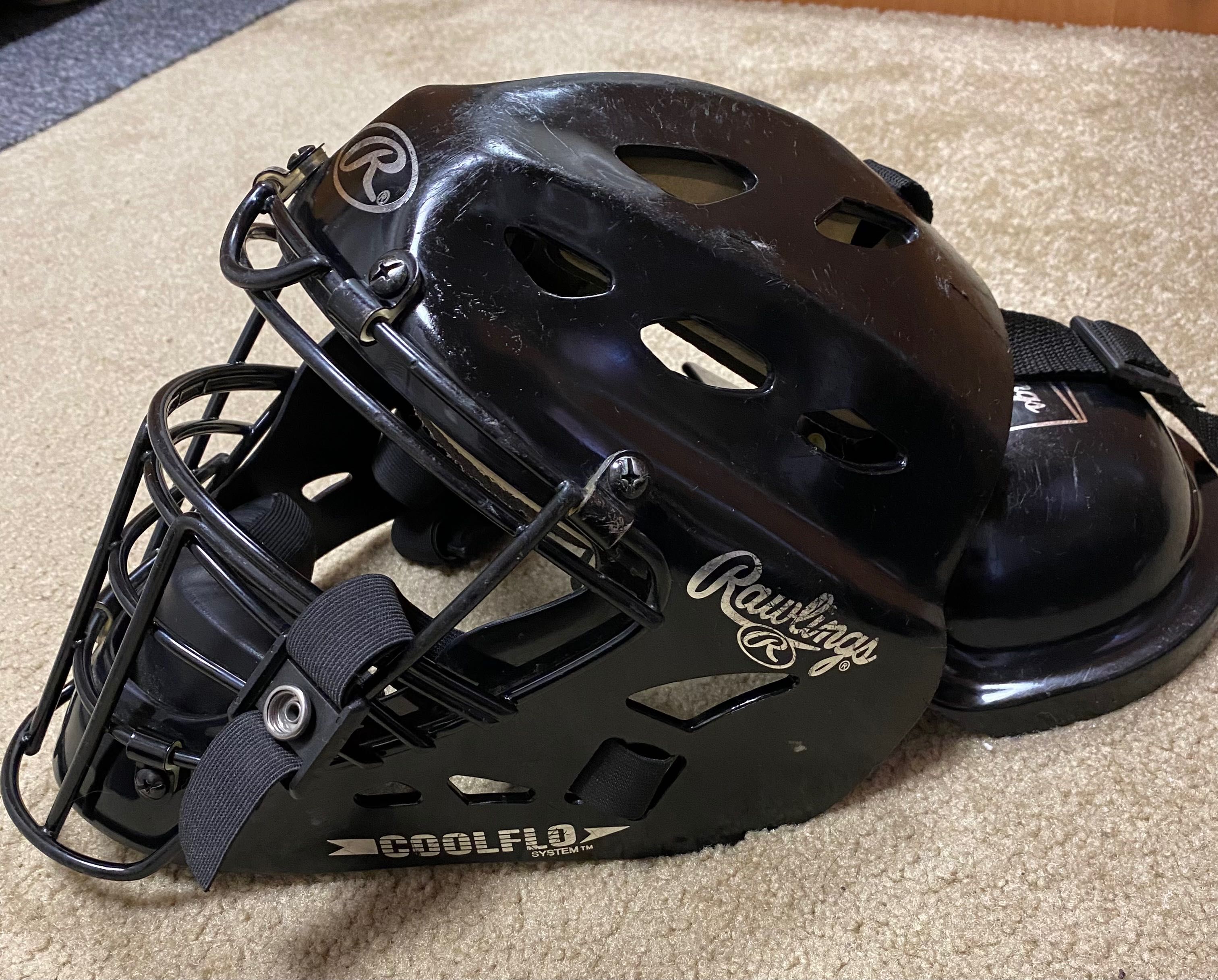 Бейсбольная Маска шлем ловца Rawlings CoolFlo 54-57см