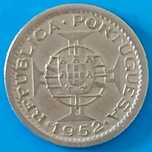 2$50 Centavos de 1952, Republica Portuguesa, Guiné