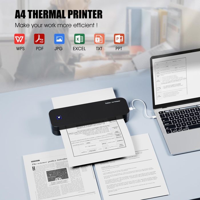 BIOMASER Drukarka do tatuażu Bluetooth, z 20 arkuszami papieru A4 R904