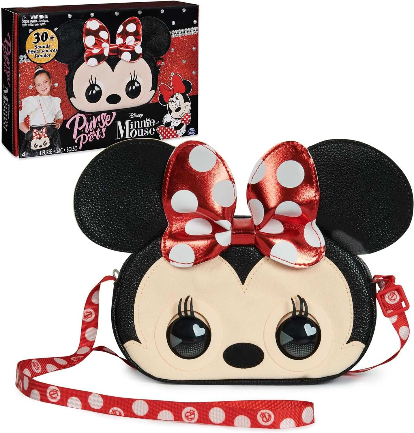 Сумка Мінні Маус Purse Pets Minnie Mouse Interactive Crossbody Bag