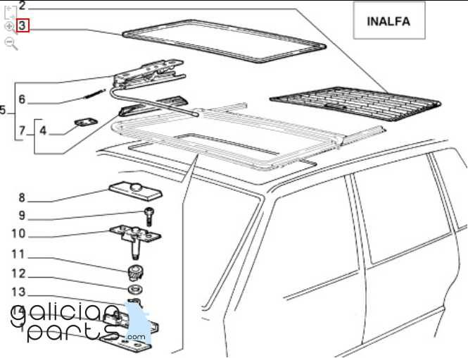 Borracha/Junta Tecto de Abrir FIAT UNO Peça ORIGINAL