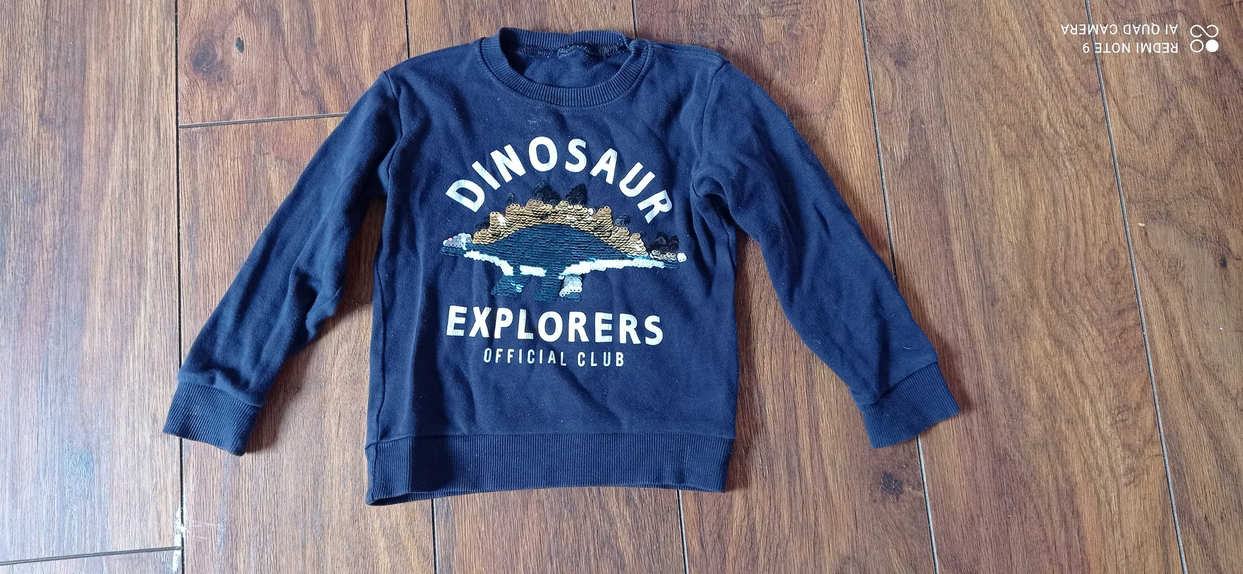 Bluza chłopięca z dinozaurem 92 98