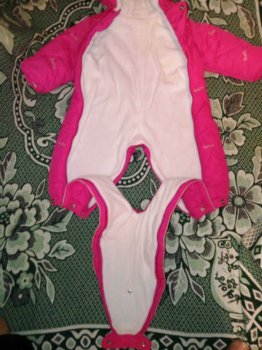 Дитячий зимовий комбінезон трансформер "Бейбик" з отстежной овчиною