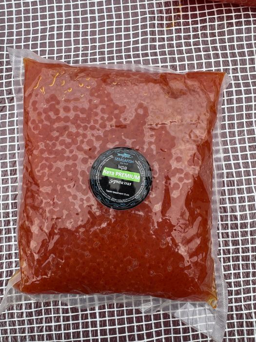 Червона ікра ( Гобуші , Сьомги , Кета , Кета PREMIUM)