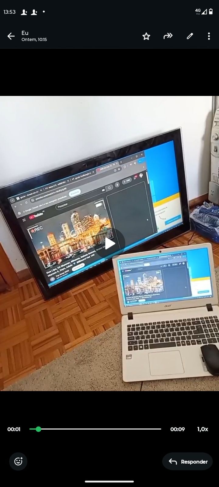 TV 37 polegadas Samsung Acompanha comando