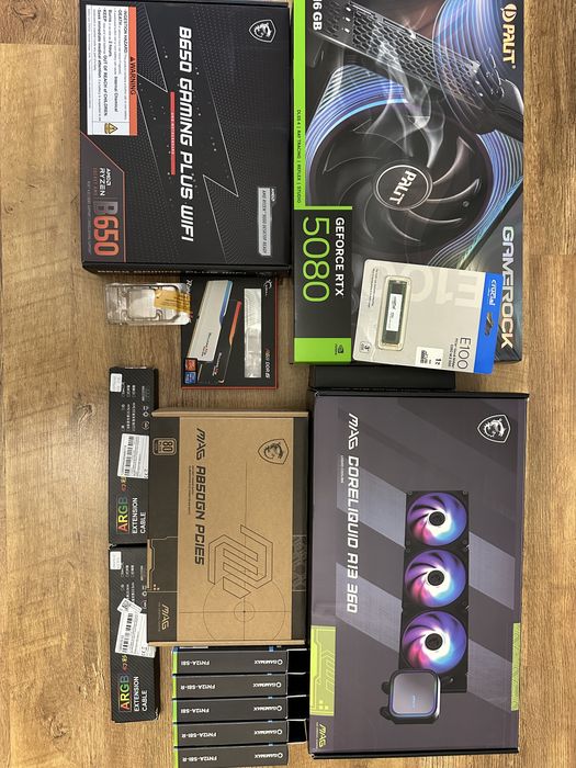 ‼️ТОП Пк RTX5080 r7 7800X3D B650 32 gb ddr5 ssd m2