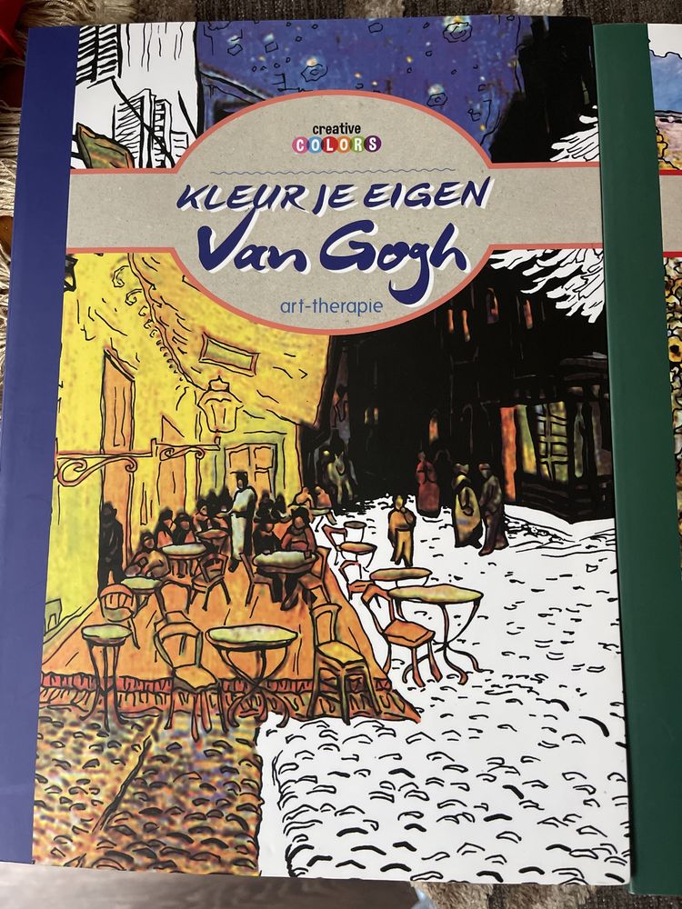 Van Gogh Monet kolorowanka art therapie kolorowanie obrazów 3 albumy