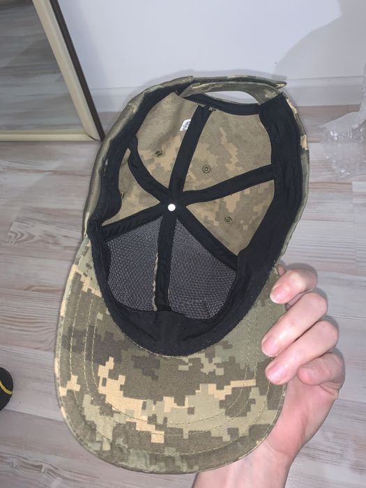 Тактична кепка з липучкою для шеврона піксельна бейсболка