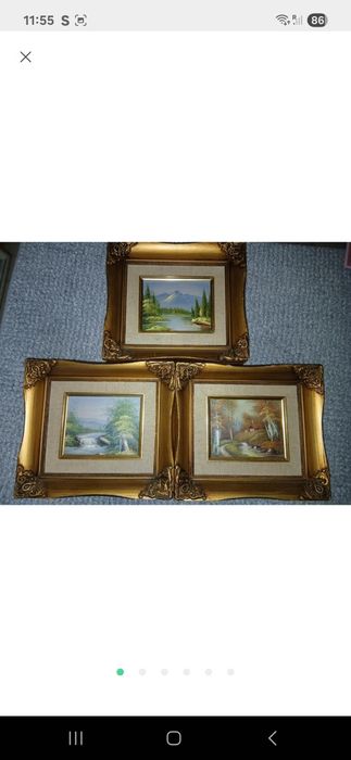 Набір вінтажних картин Швеція 18/23 -16/20см