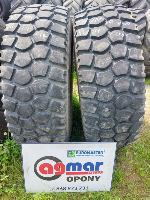 395/85R20 Michelin X 1 szt opona używana przemysłowe rolnicze para