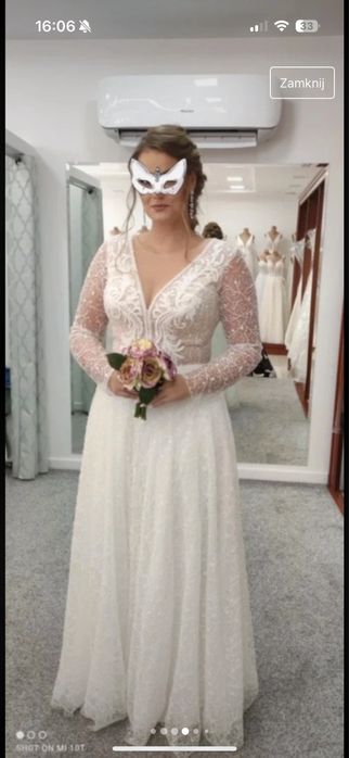 Niepowtarzalna suknia ślubna