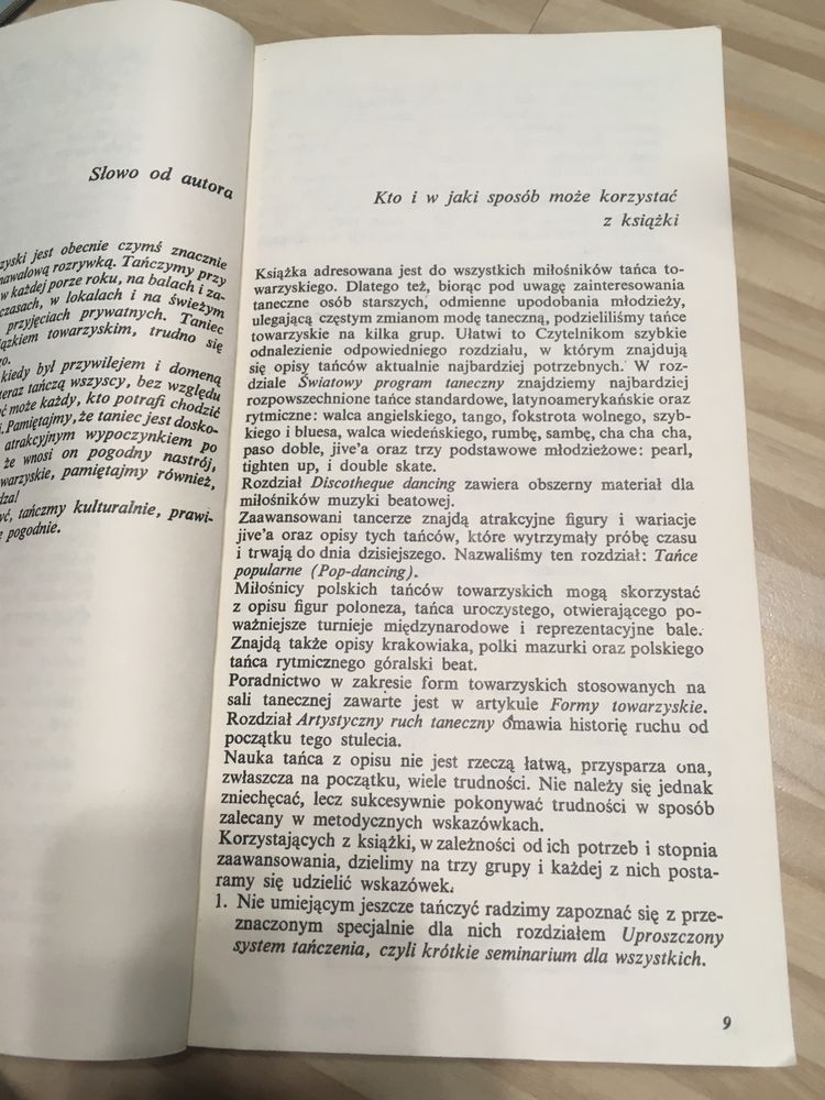 Tańczyć może każdy - Marian Wieczysty, podręcznik, nauka tańca 1986