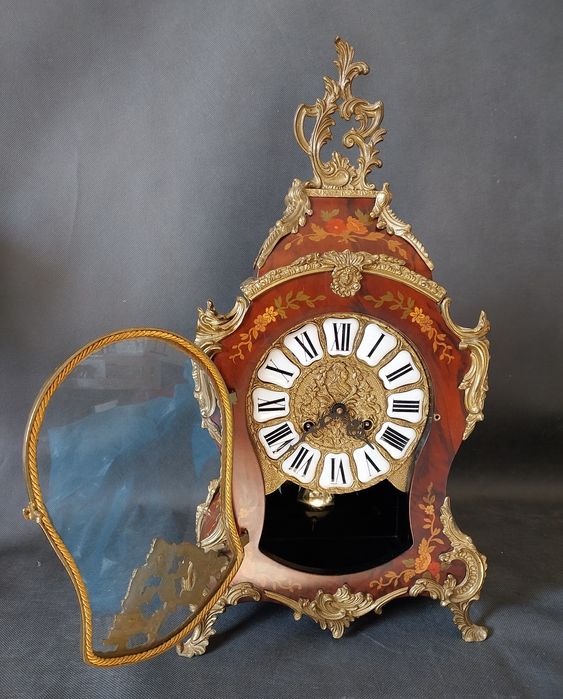 Zegar ,,Boulle" kominkowy