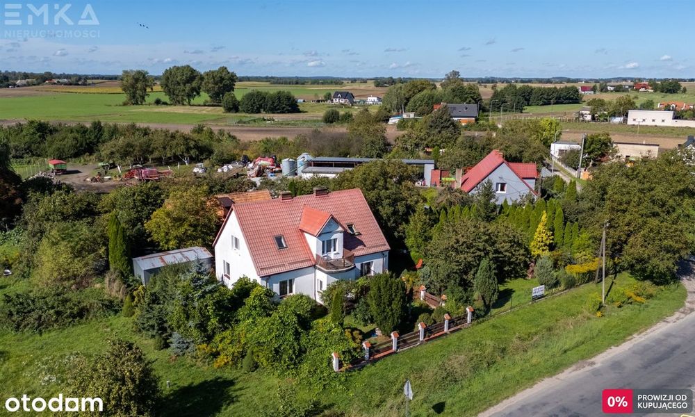 Dom z dużą działką na skraju wsi 30 min Bydgoszcz