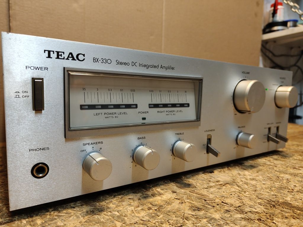 Wzmacniacz Teac BX-330, Made in Japan, retro, vintage, lata 80'