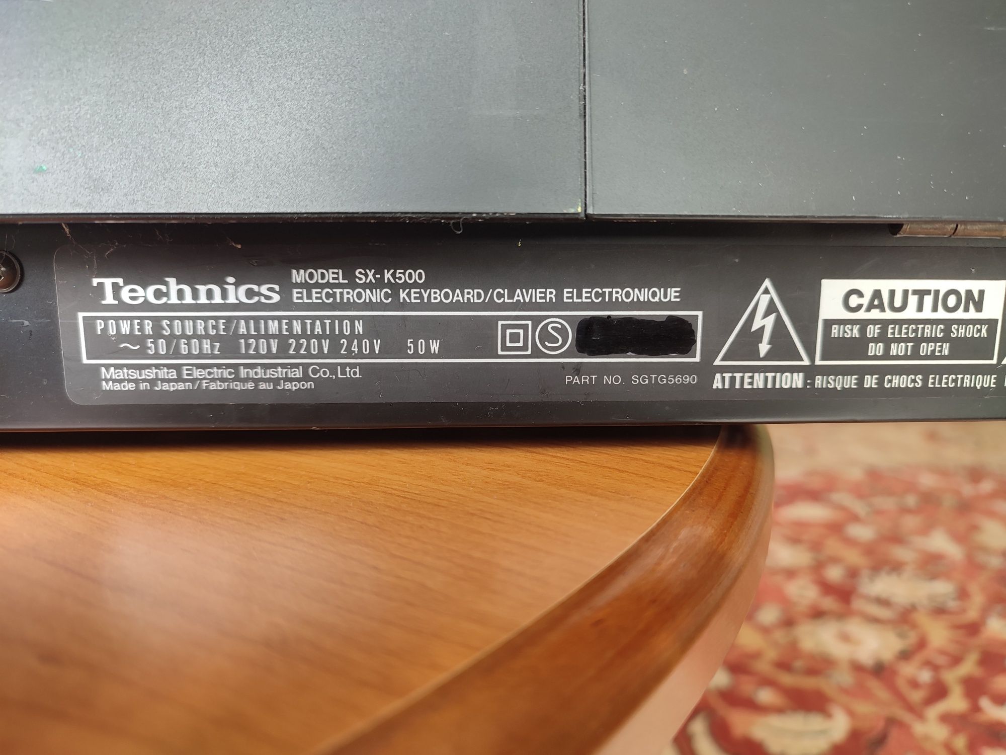 Keyboard Technics SX-K500