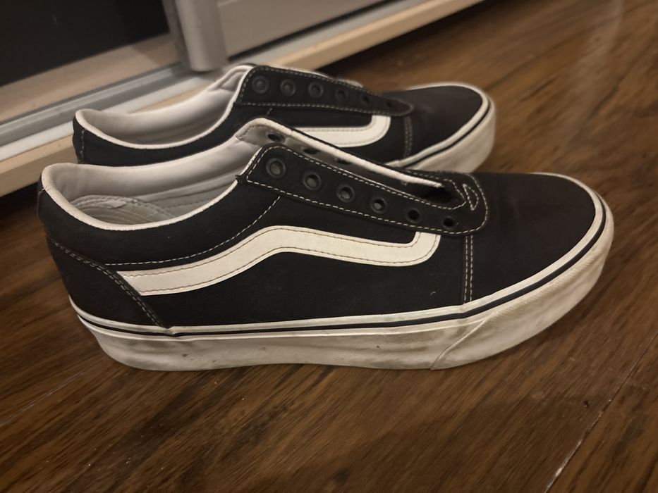Vans кеды оригинальные без шнурков 41 размер 26,5 см