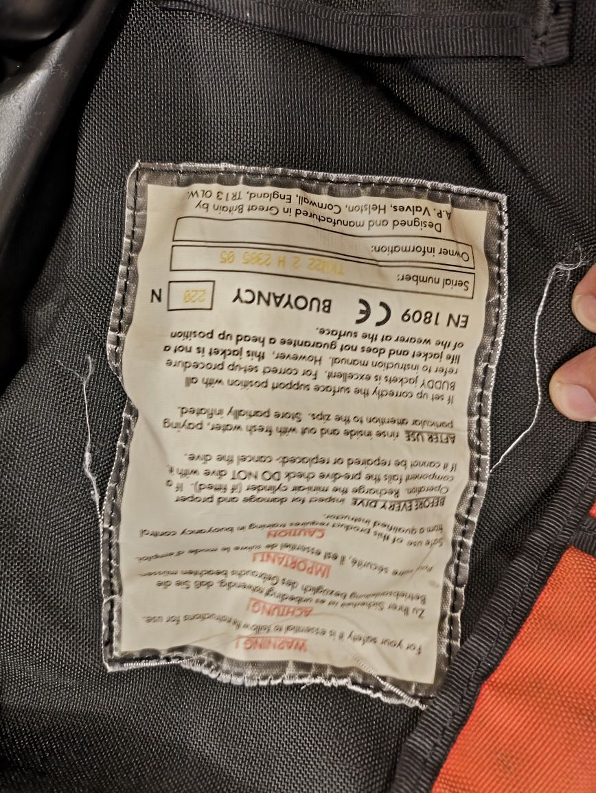 Colete Asa de mergulho