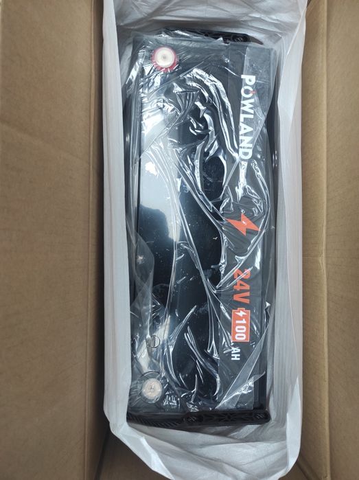 В НАЯВНОСТІ! Акумулятор Lifepo4 24V 100Ah Powland, BMS. Новий.