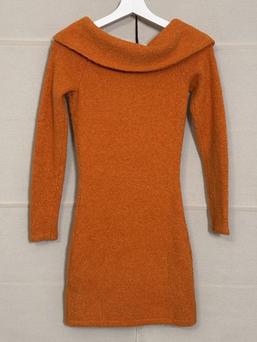 Pomarańczowa sukienka xs