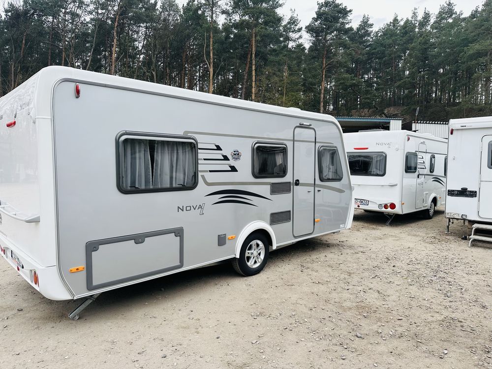 Wynajem przyczep kempingowych. Bilcamp. Hymer Eriba Nova Light