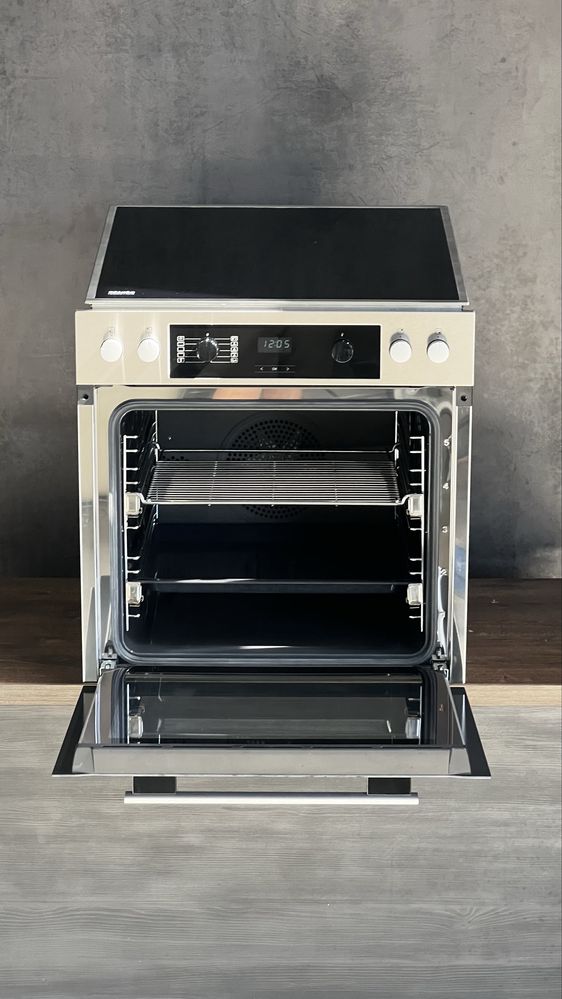 Залежна духова шафа + індукція Miele H2269-1l KM 7001 духовка индукция