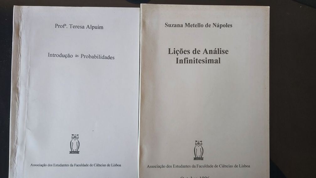 Manuais de matemática 1996 FCT