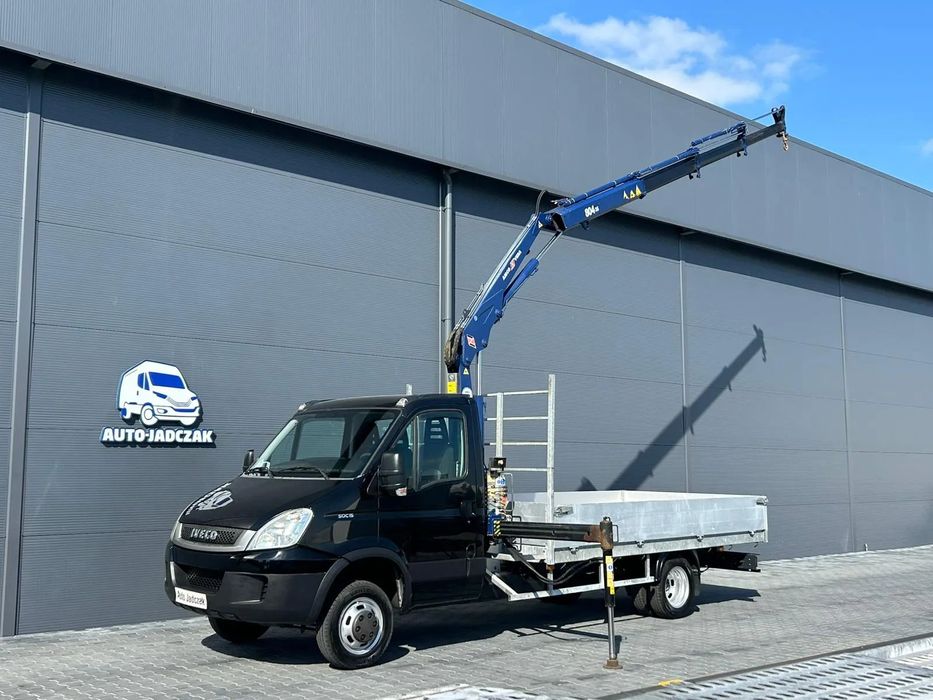 Iveco Daily 50C15 35C15 3.0 HPI żuraw HDS Amco Veba 804 3S SKRZYNIA 3,85m **Super stan**2011R**