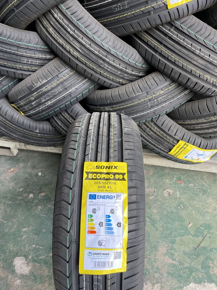 гума резина шини 205/55 R16 Sonix passat golf oktavia opel renaul kia