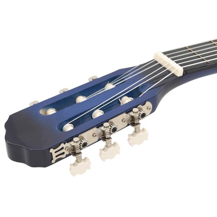 Gitara Klasyczna Z Wycięciem, 6 Strun I Equalizer, Niebieska