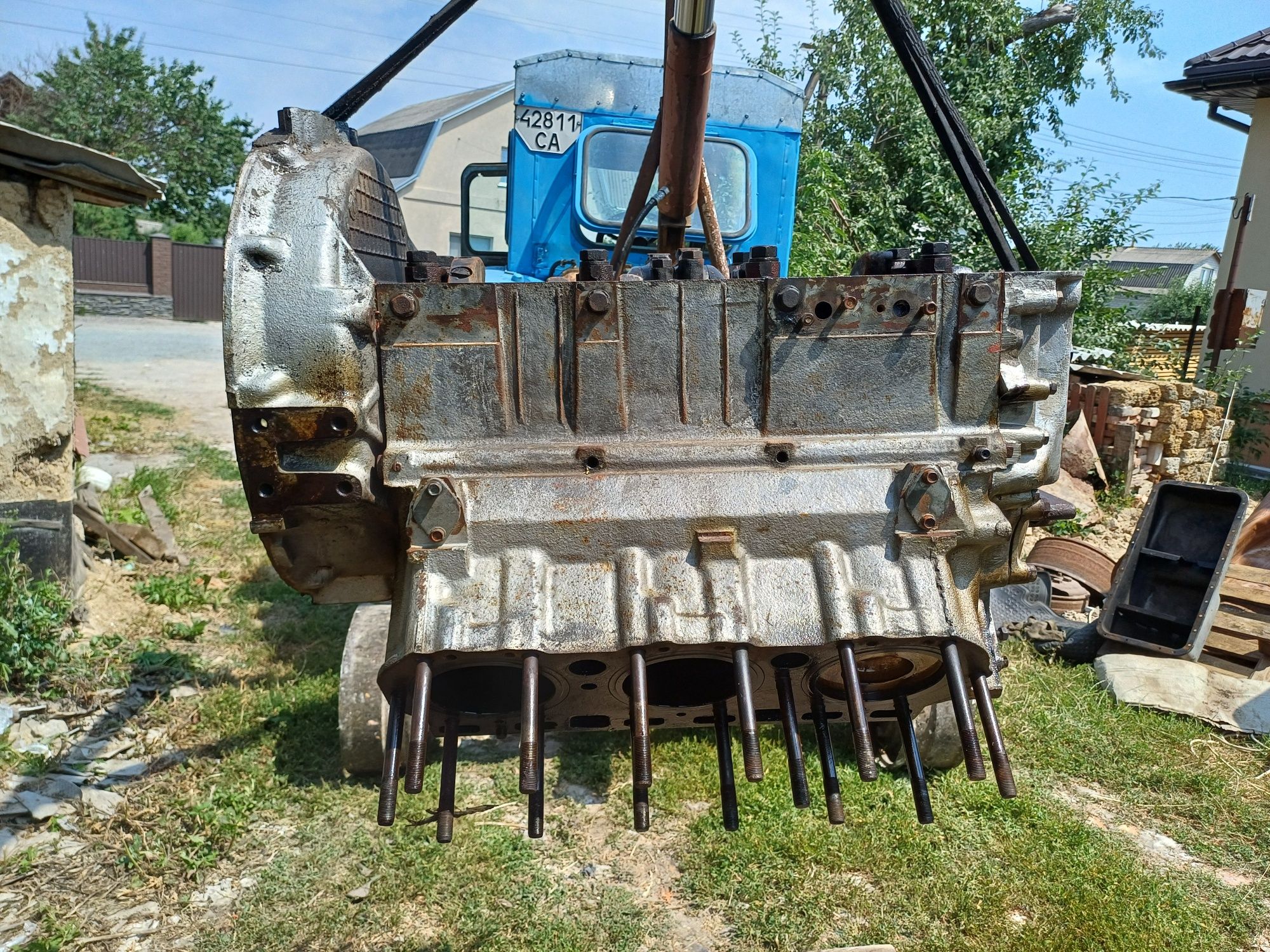 Двигун ямз 236.колінвал р1(проточений).нові вкладиші(ДЗВ) та поршнева