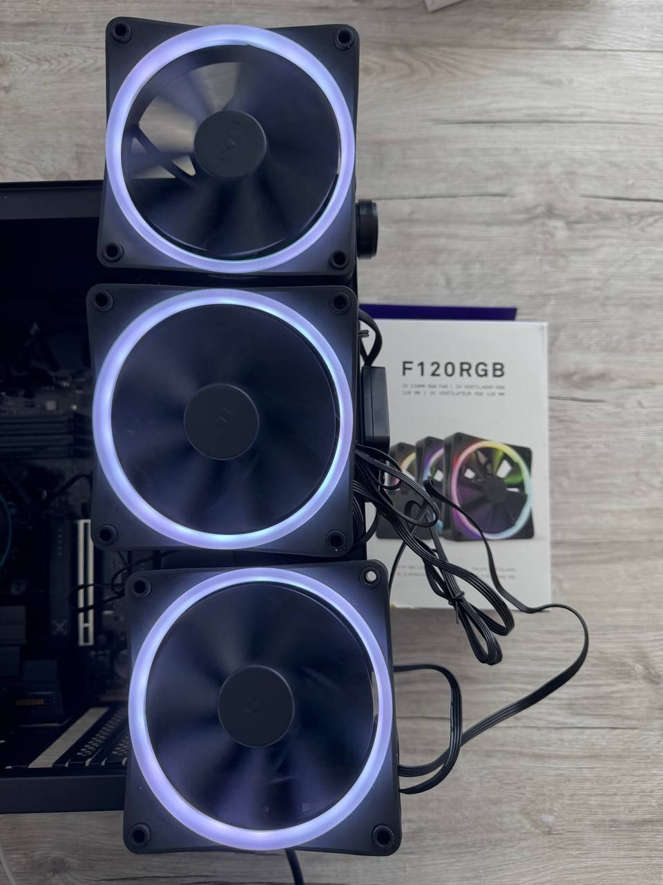 Вентилятор NZXT F120 RGB Core 120мм, чорний (RF-R12TF-B1)