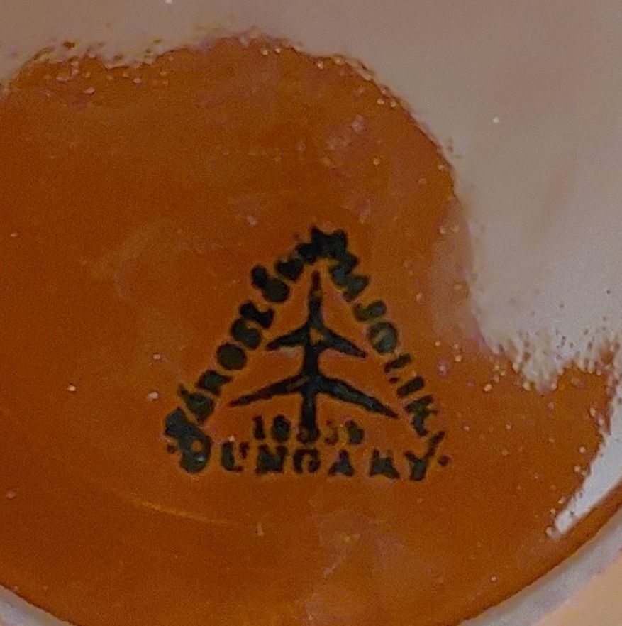 Serwis kawowy Varoslod majolika Hungary