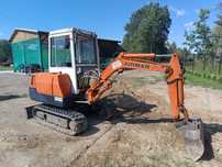 Minikoparka AIRMAN silnik 3 cylindrowy 2,5t  Janmar Kubota