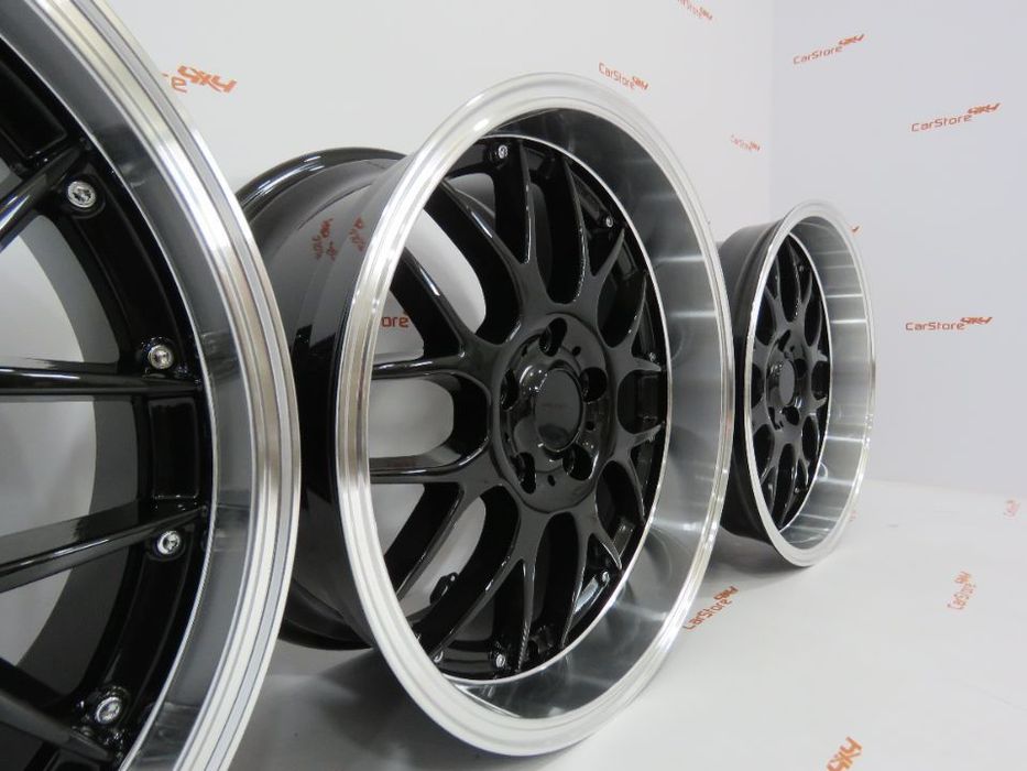 Jante Look BBS RS GT 18 8 et 35 +9 et38 5x120 Black