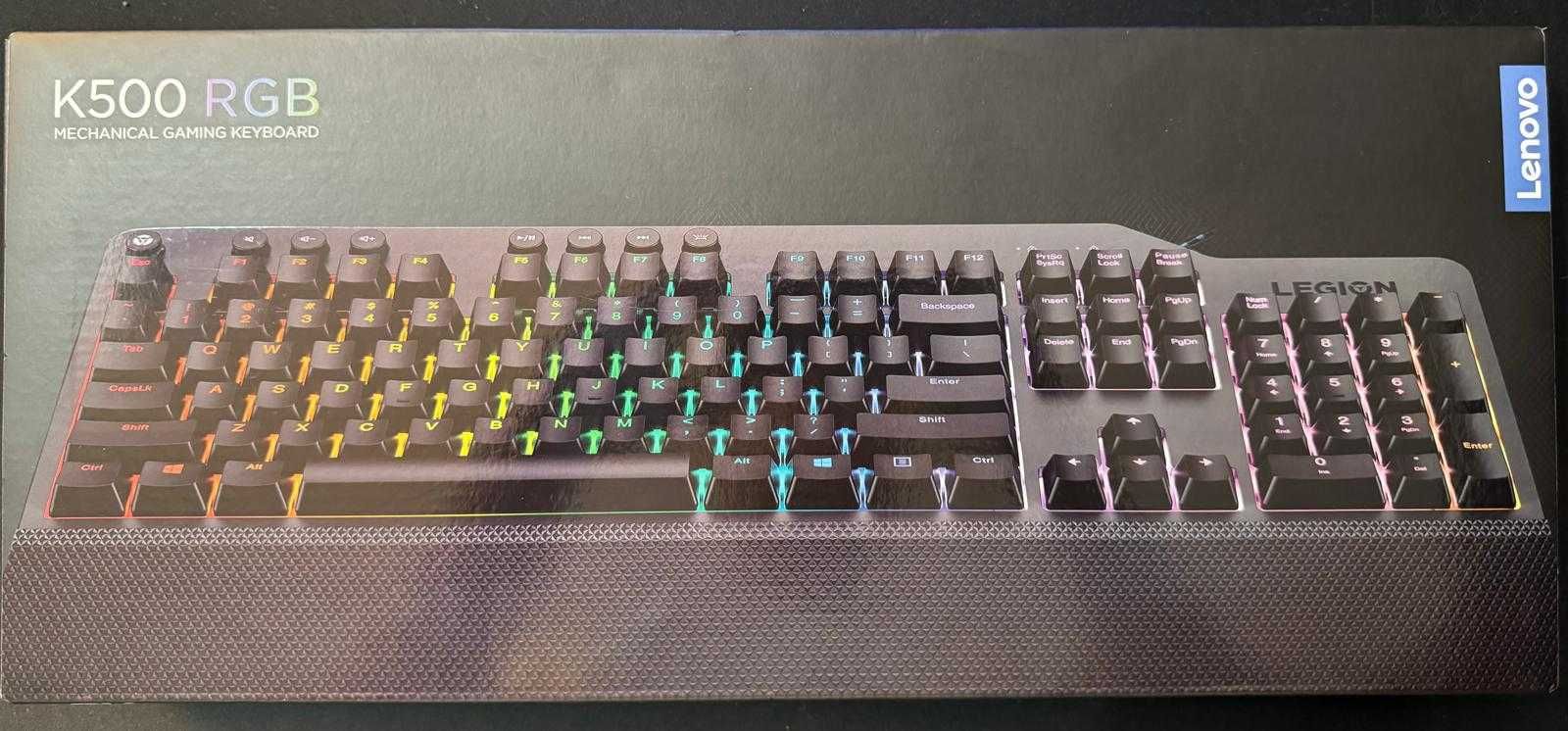 Teclado Mecânico Lenovo Gaming K500 Rgb Mechanical Gaming Keyboard PT